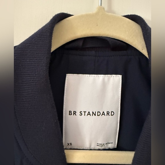 Banana Republic Navy Bomber Jacket, Size XS - Picture 7 of 7